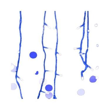 Imagem de Luzes De Cortina LED De Natal Para Exterior, Tipo Cascata, 4Mx0.6M, Pl
