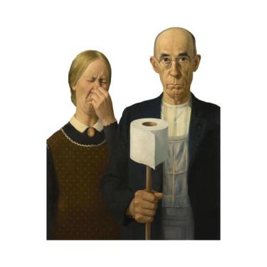 Imagem de Pôster De Banheiro Rainha Vitoriana Em Tela, Arte De Parede Engraçada,