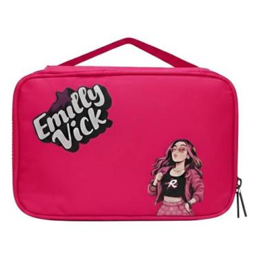 Imagem de Estojo Emilly Vick Jumbo Escolar Aulas Meninas Top - Outras Marcas