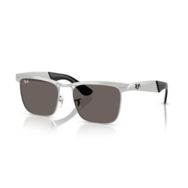 Imagem de Óculos de Sol Wayfarer Deluxe Prata Ray-Ban-Masculino