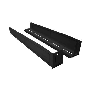 Imagem de Suporte para Micro-ondas Bebedouro e Forno Elétrico em Aço Carbono Preto – Mão Francesa Reforçada até 30kg