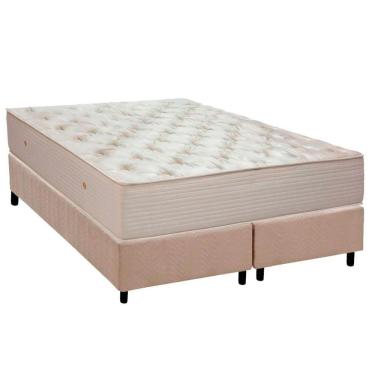 Imagem de Colchão King Molas Ensacadas Masterpocket Orthotel Superluxo + Base Crc Suede Clean (186x198) - Ortobom