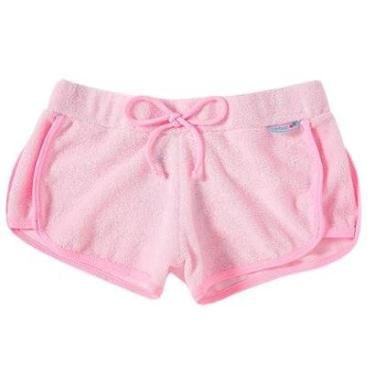 Imagem de Shorts Saída de Praia Infantil Atoalhado Rosa Claro Tip Top-Feminino