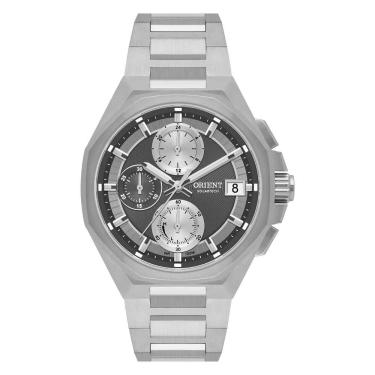 Imagem de Relógio Orient Masculino Ref: Mbssc295 G1sx Solar Cronógrafo Prateado