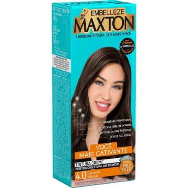 Imagem de Tinta MAXTON Kit Prático 4.0 Castanho Natural 50ml