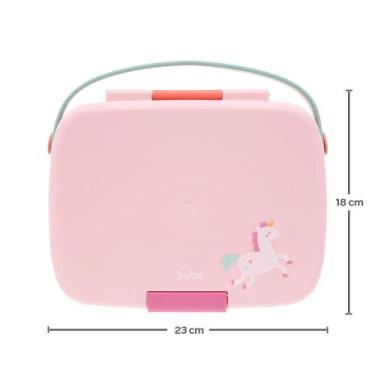 Imagem de lancheira Bentô Box Magic Térmica Dino e Unicórnio buba +6m, unicórnio