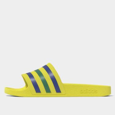 Imagem de Chinelo Adidas Adilette Unissex, Amarelo, 40/41