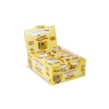 Imagem de Paçoca Rolha Zero Açúcar Airon 20g Caixa Com 24 Unidades