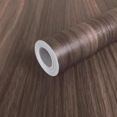 Imagem de Adesivo Vinilico Madeira Imbuia 3D Pátina Decorativa 5M x 60cm - Open 