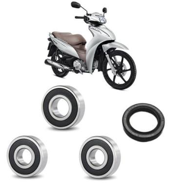Imagem de Rolamentos Roda Traseira HONDA Biz 125 Kit - AD Parts