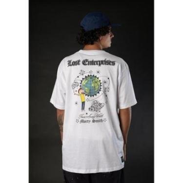 Imagem de Camiseta Lost 22623006 Peace Among World - Branco-Masculino