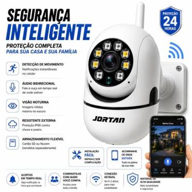 Imagem de Camera Segurança Residencial Baba Eletronica Visão Noturna Externa Int