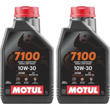Imagem de Óleo De Motor Lubrificante Motul 7100 4t 10w30 100% Sintético Ester Al