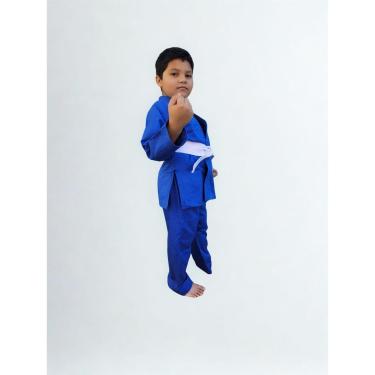 Imagem de Kimono Infantil Reforçado Jiu-Jitsu Com Faixa-Unissex