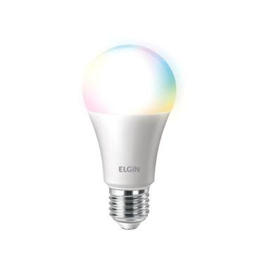 Imagem de Lâmpada Inteligente Rgb Wifi Smart Google Alexa Colorida 10W Elgin