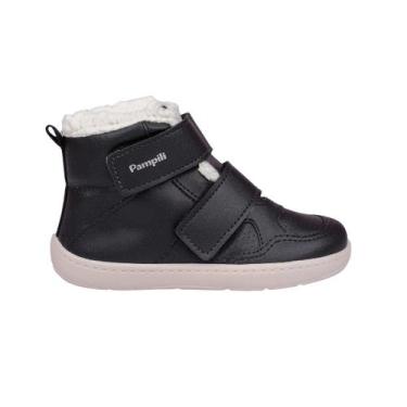 Imagem de Bota Infantil Meninas Pampili Sophie Preta - 7680, 22, Preto