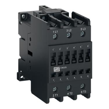 Imagem de Contator Tripolar CWL65-00-30 65A 220V 50/60Hz Weg