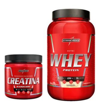 Imagem de Combo Integralmedica Nutri Whey 900g + Creatina 300g Kit - Integralméd