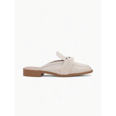 Imagem de Mule Couro Nó - Off White - Daflon, 35