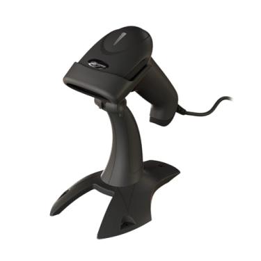 Imagem de Leitor de Código de Barras C3Tech LB-50BK USB Preto, com Suporte, Le Boleto Bancário, Imagem inversa, DANFEs, Compatível com Windows, Android, Linux, MacOS