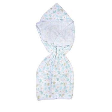 Imagem de Toalha de Banho Infantil com Capuz Soft 1.00x85 Baby Nice - Minasrey -