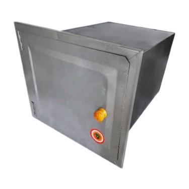 Imagem de Forno a Lenha de Chapa Galvanizada Brassol Gás GLP N graus 03 50x35x30cm sem Cinzeiro para Cozinha Industrial