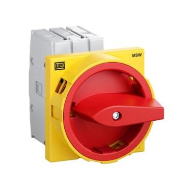Imagem de Chave Seccionadora Rotativa MSW025F 25A 3 Polos Fixação Topo Weg