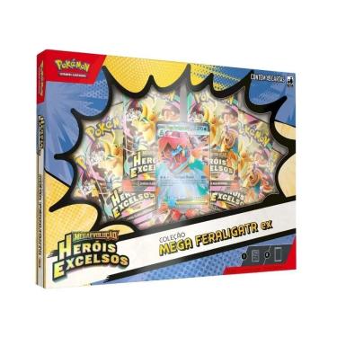 Imagem de Pokemon - Herois Excelsos - Feraligatr Ex - COPAG DA AMAZONIA