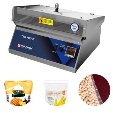Imagem de Seladora Industrial Semi Automática 2 Velocidades 40cm Digital TES 400