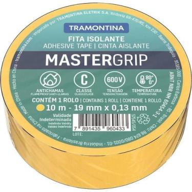 Imagem de Fita Isolante Classe C 0,13x19 Mm Amarela 10 M - Tramontina