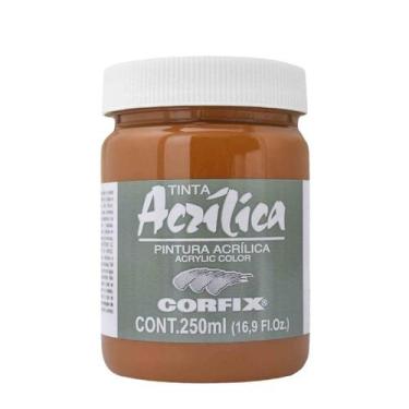 Imagem de Tinta Acrílica Artística Para Telas Corfix 250ml GP1 - Cores Cor:Terra