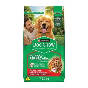 Imagem de Ração para Cães Purina Dog Chow ExtraLife - Adultos Médio e Grande, Ca