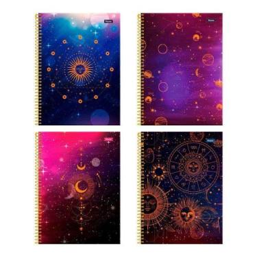 Imagem de Caderno Espiral Foroni Universitário Capa Dura Cosmos 15 Matérias 240 