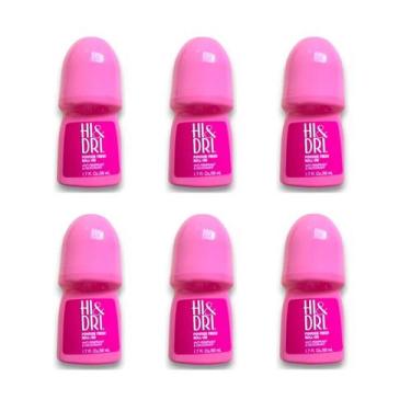 Imagem de Hi & Dri Powder Fresh Kit 6 Unidades - Desodorante Rosa 50ml