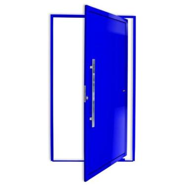 Imagem de Porta Pivotante Lambril com Puxador Super 210cm x 100cm Brimak Abertur