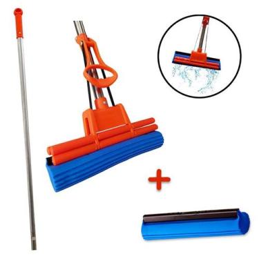 Imagem de Rodo Mop Mágico Esfregão Vassoura Mágica 27 Cm Com Refil - VendasShop