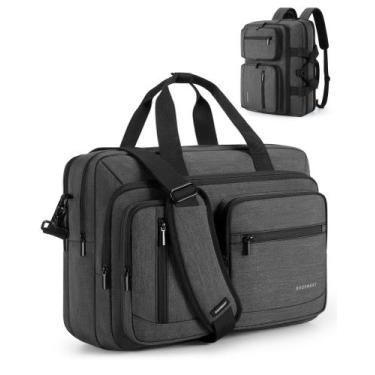 Imagem de Bolsa para laptop BAGSMART 3 em 1 repelente de água 17,3" Masculina pr
