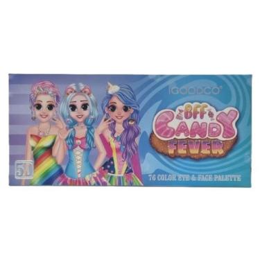 Imagem de Kit de Maquiagem Infantil BFF Candy Fever Com Espelho e 76 Cores - BBL
