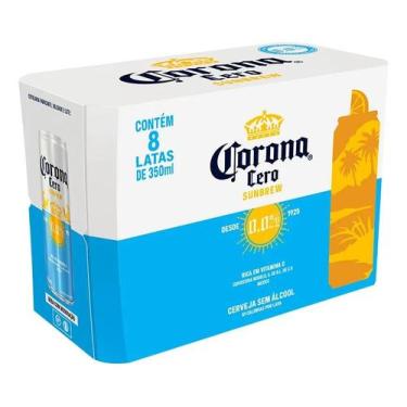Imagem de Cerveja Corona Zero Sunbrew 350ml Lt - 8 Unidades