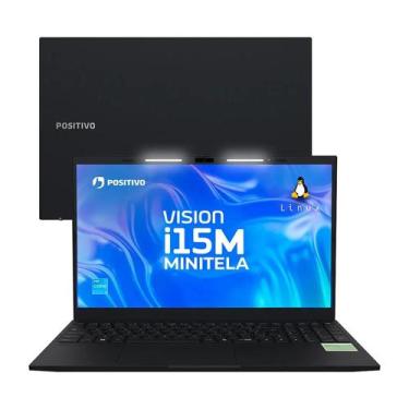 Imagem de Notebook Positivo Vision i15M i3 N350 16GB 256GB Linux 15,6", 256GB, P