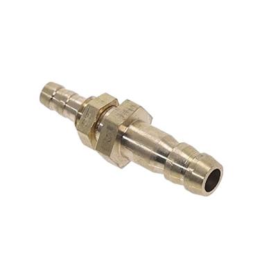 Imagem de Tubo de cobre 6 8 10 12 14 16 mm ID Mangueira Barb Anteparo Tubo farpado Adaptador de conector de encaixe de tubo para gás combustível Água, 8 mm a 5 mm