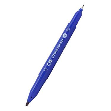 Imagem de Marcador Permanente CD e DVD Duomarker Blister CIS, Azul
