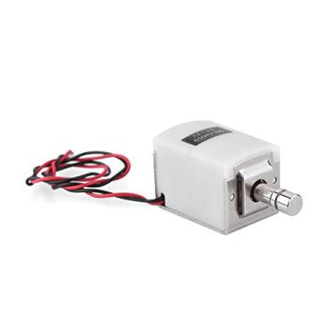 Imagem de Fechadura elétrica pequena DC12V de segurança eletrônica com controle de acesso para gaveta de armário de porta eletrifica para desbloquear ultrafino e durável, para escola, minas, fábricas, bancos,