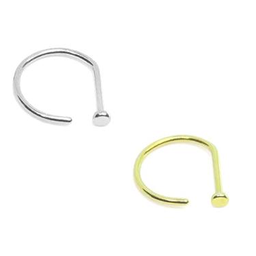 Imagem de Piercing Nostril D Ring para Nariz Titânio G23