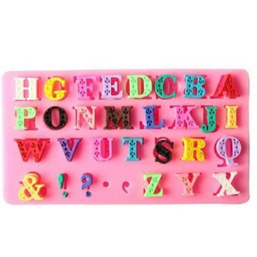 Imagem de Molde De Silicone Alfabeto