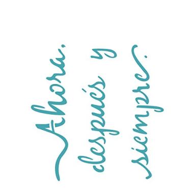 Imagem de Stencil de Acetato para Pintura OPA 15X20 2246 Frase Ahora, Después y Siempre