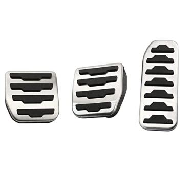 Imagem de Pedais de carro capa de pedal de freio a gás para descanso de pés, adequado para Range Rover Evoque Land Rover Discovery Sport para Jaguar E-Pace (3 peças MT)