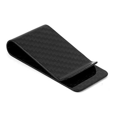 Imagem de Grampo de cart?o de cr¨¦dito,fibra de carbono ultraleve, clipe de dinheiro comercial, grampo de cart?o de cr¨¦dito, carteira para cart?es, recibos de contas, ingressos, etc, Grampo de cart?o cr¡§|