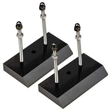 Imagem de Audoloku 2 pacotes de suporte de parede para skate para exibição de deck de skate e ferramenta de armazenamento (preto)