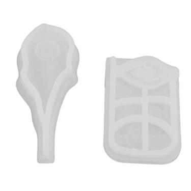 Imagem de Molde de silicone, moldes de resina epóxi fáceis de limpar, fáceis de desenformar, moldes de tubos bonitos e requintados para fazer modelos de tubos